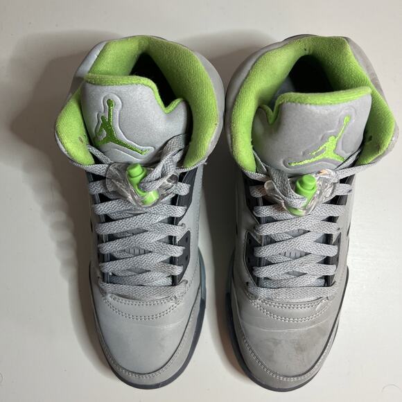 Size 7Y (GS) - Jordan 5 Retro 2022 Mid Green Bean - Picture 4 of 8